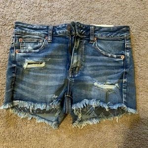 brand new american eagle jean shorts